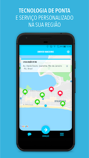 Android application Vamos - Passageiro screenshort