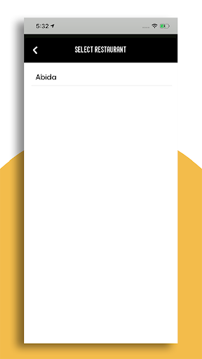 Android application Abida Delivered screenshort