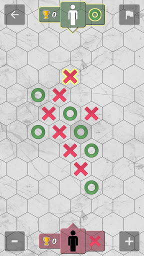 Android application Five in a Row Hexagon screenshort