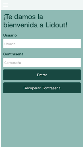 Lidout - Gestión de personal Screen 2