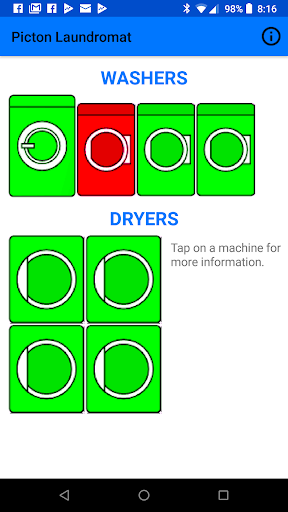 Android application Picton Laundromat screenshort