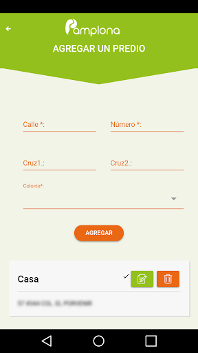 Android application Pamplona Contigo screenshort