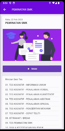 Android application Sicerdas Indonesia screenshort