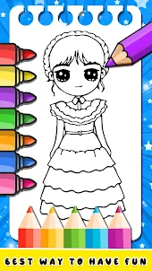 Wednesday Addams 2 Coloring