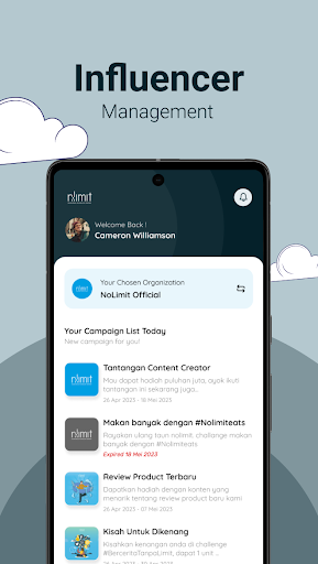 NoLimit Engage Screen 2