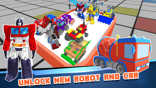 Super Robot Car Merge Master Mod Apk Download 4