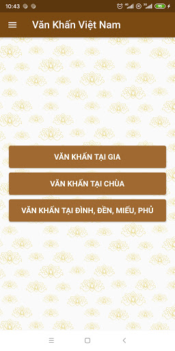 Android application Văn khấn Nôm screenshort