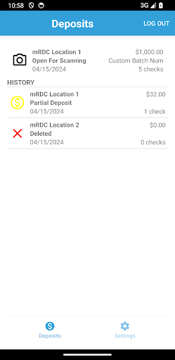 PCSB Bank Deposit XPress Screen 2