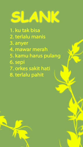 Android application Sepi Slank Offline screenshort