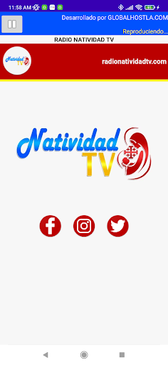 Android application RADIO NATIVIDAD TV screenshort