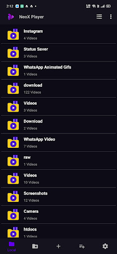 NeoX -All in One Video Player Screen 2