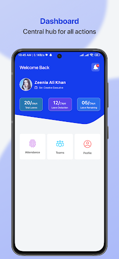 Android application Nayatel Teams screenshort