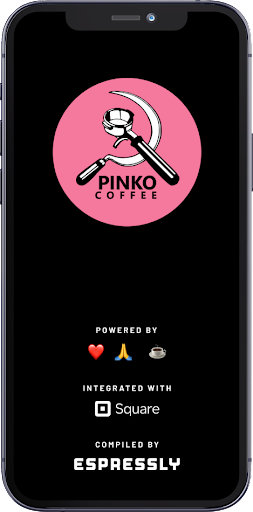 Android application Pinko Coffee screenshort