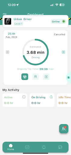 Urban Driver - Accept Rides Screen 3