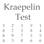 Cover Image of ดาวน์โหลด Kraepelin Test  APK