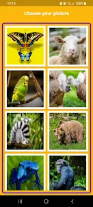 サバンナ動物のパズル