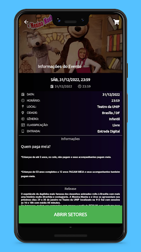 Mais Ingressos Comissário Screen 3