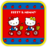 Hello Kitty AppleBicycle Theme icon
