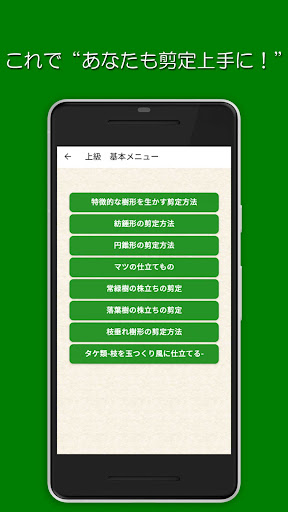 樹形式剪定教室 基本編 上級 Screen 2