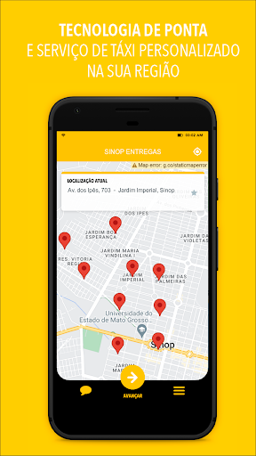 Android application Sinop Entregas screenshort