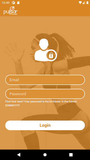 Android application Pulsar Fitness screenshort