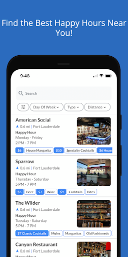 Android application Booze Buddy screenshort