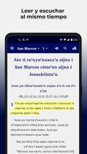 Android application Cora El Nayar Bible screenshort