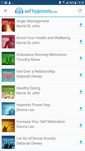 SelfHypnosis.com Screen 2