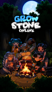 Grow Stone Online : 2d pixel RPG, MMORPG game