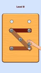 Wood Nuts Master: Screw Puzzle