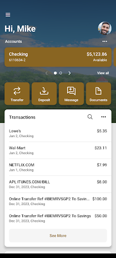 Apex Banking Co of GA Screen 2