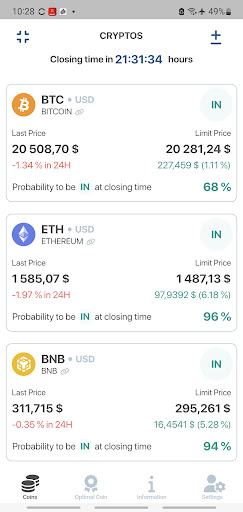 TrackCoin Screen 3