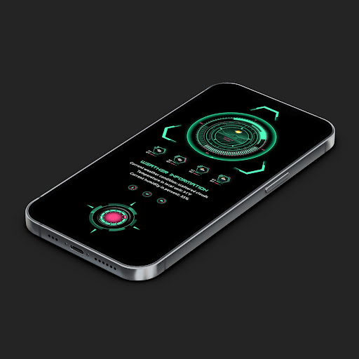 Futuristic Theme for KLWP Screen 2