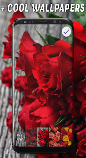 Roses Passcode Lock Screen Screen 3