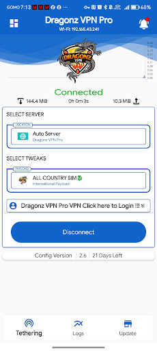 Dragonz VPN Pro Screen 2