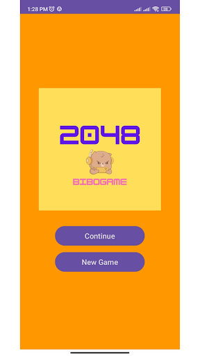 Android application 2048 screenshort