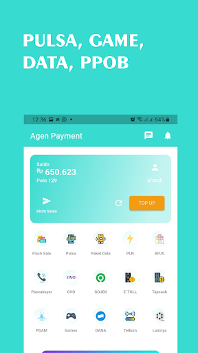 Android application Agen Payment screenshort