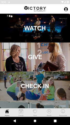 Android application Victory Church GO screenshort