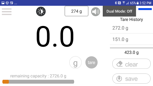 Baking Scale Screen 2