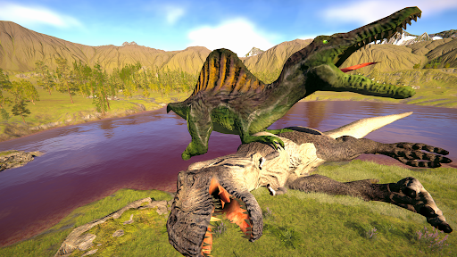 Android application Hungry Spinosaurus :Dino Games screenshort
