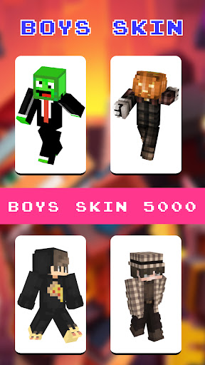 Boys Skins For Minecraft PE