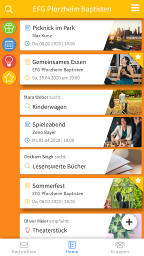 Android application EFG Pforzheim Baptisten screenshort