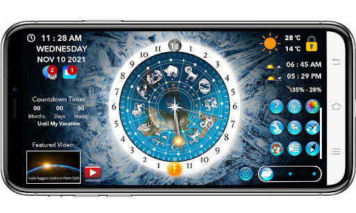 Flat Earth Sun & Moon Clock