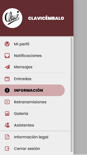 Android application Clavicémbalo screenshort