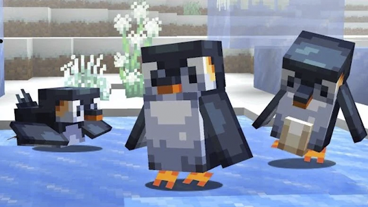 Penguin Mobs Mod for Minecraft