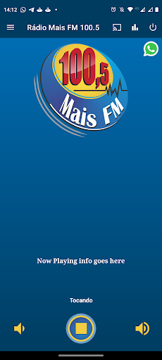 Android application Rádio Mais FM 100.5 screenshort