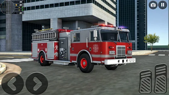 Fire Truck Driving Sim Games