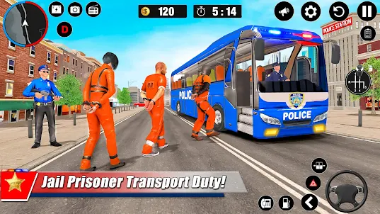 Simulador de ônibus policial