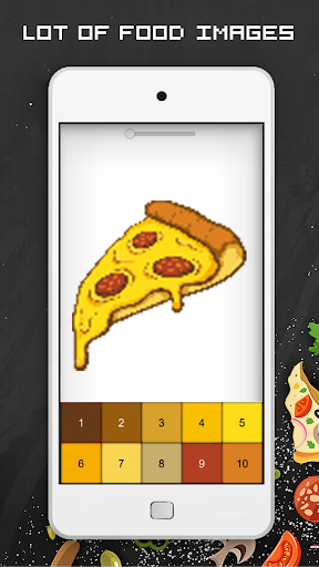 Food Color by Number - Food Ga Screen 3