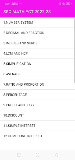 SSC CHSL CGL MATH 2023 Screen 2